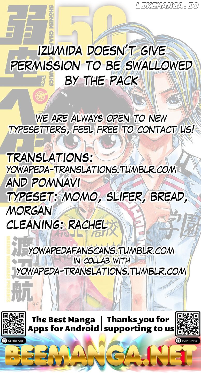 Yowamushi Pedal Chapter 434 - page 19