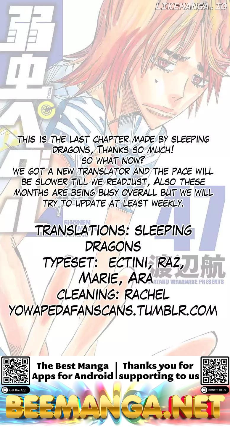 Yowamushi Pedal Chapter 407 - page 18