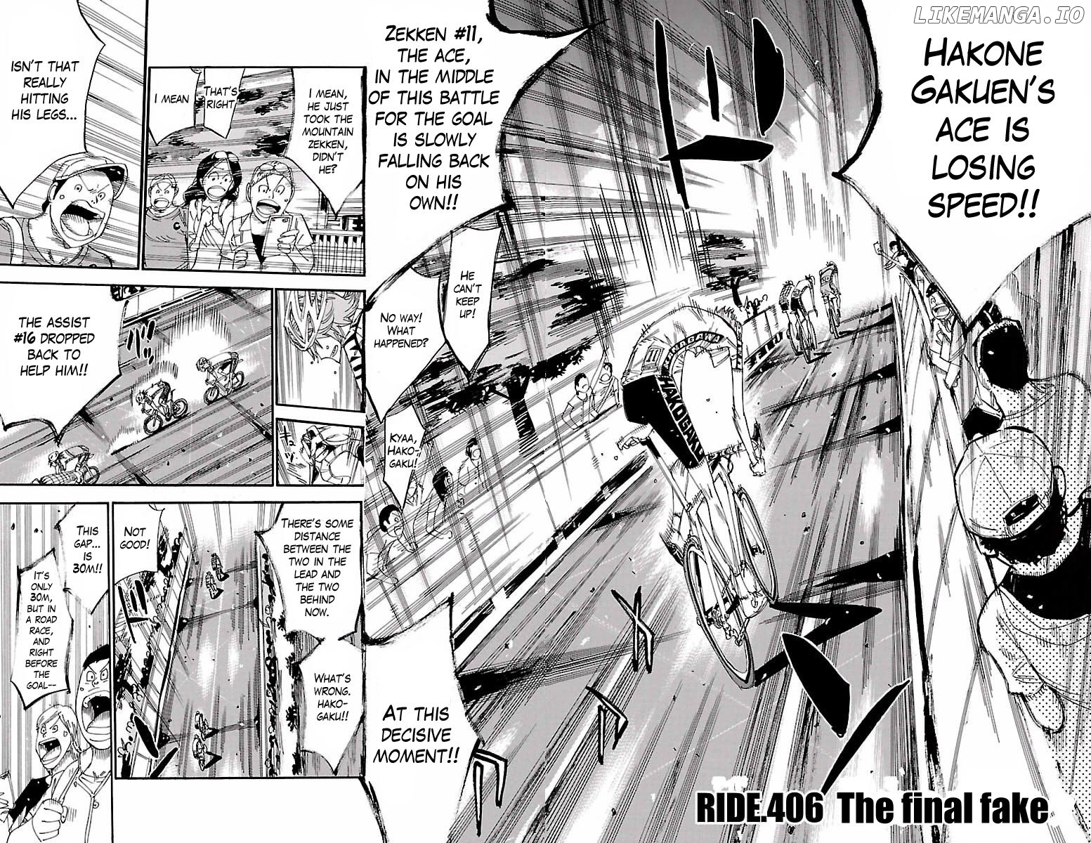 Yowamushi Pedal Chapter 406 - page 4