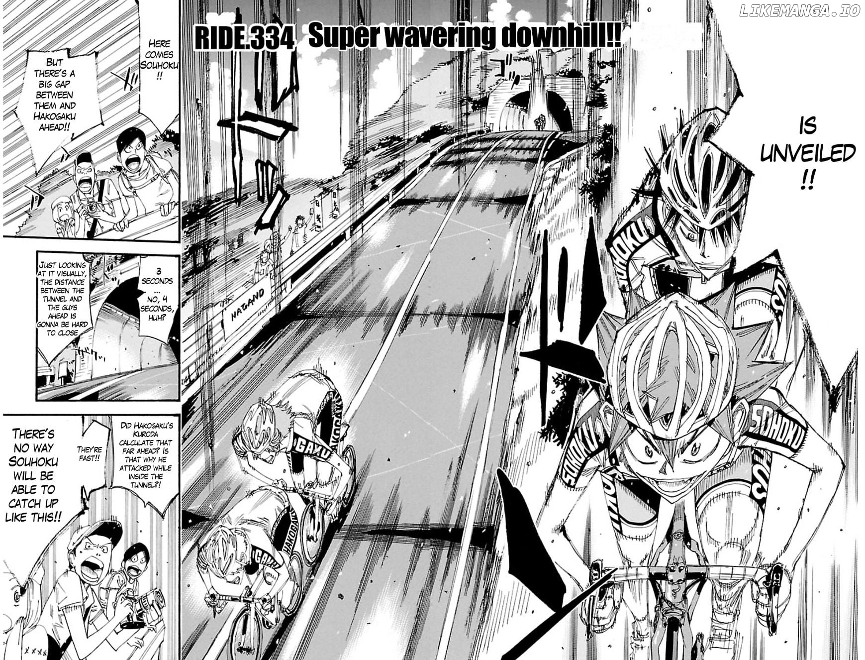 Yowamushi Pedal Chapter 334 - page 2
