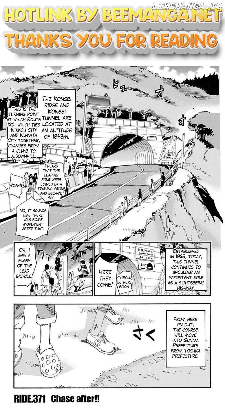 Yowamushi Pedal Chapter 371 - page 1