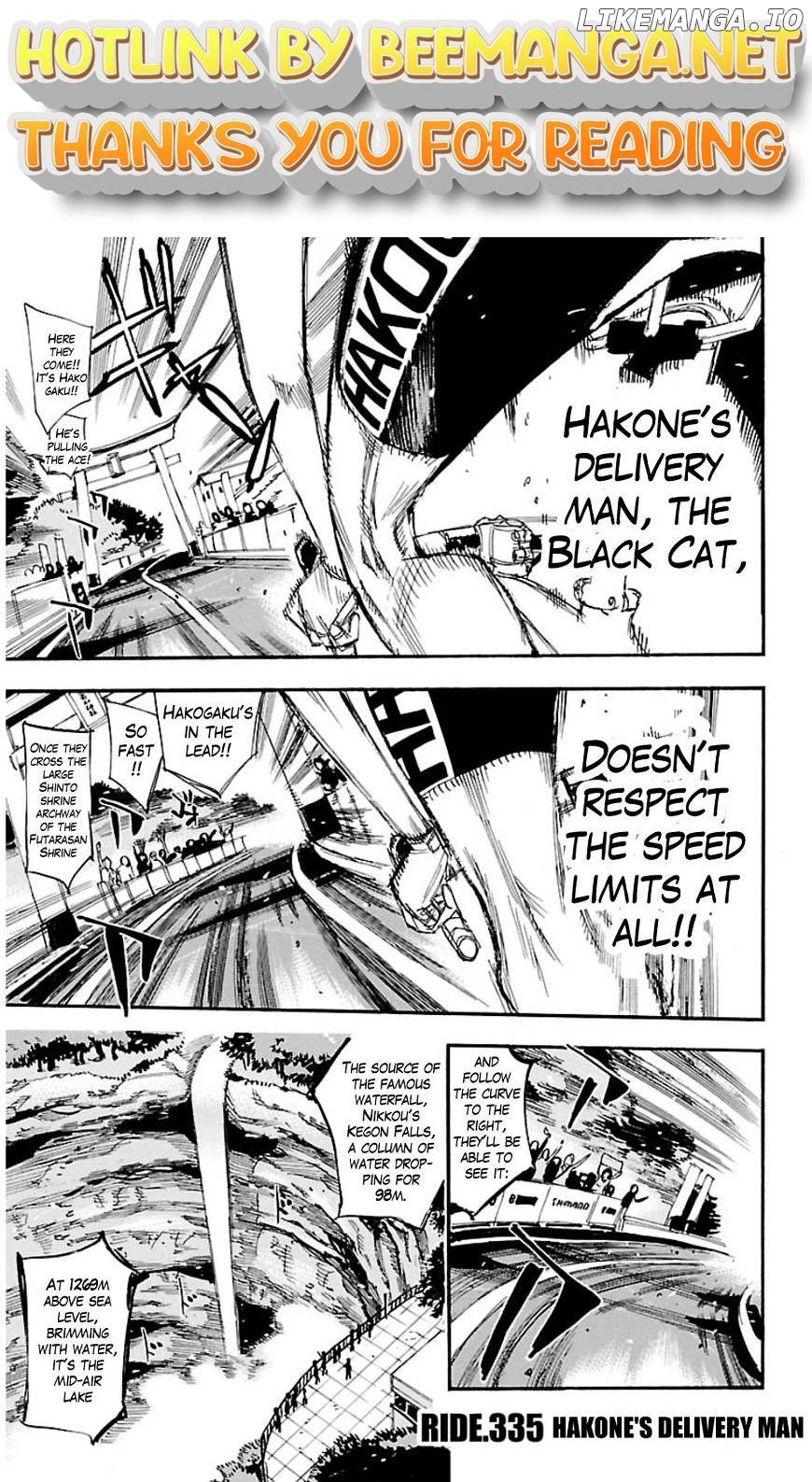 Yowamushi Pedal Chapter 335 - page 1