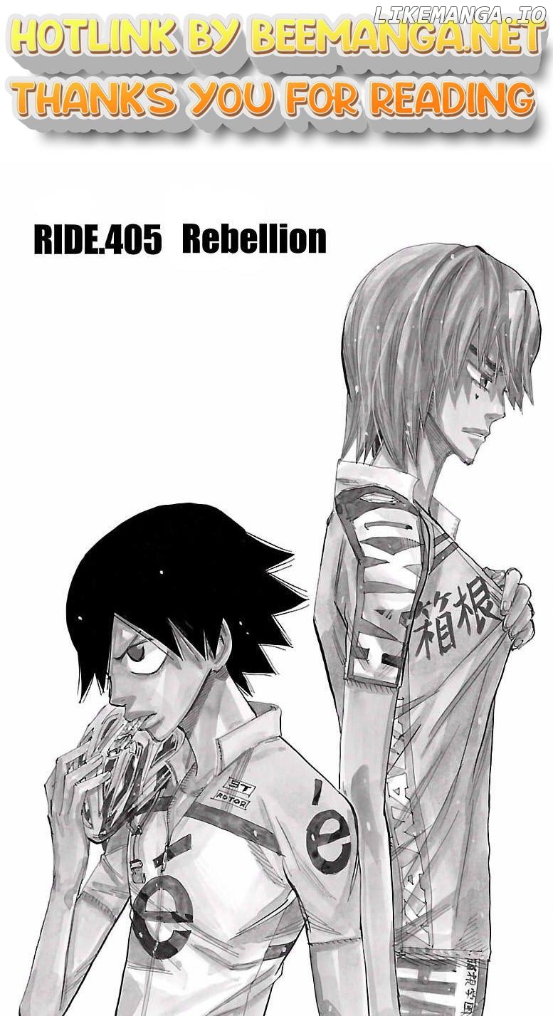 Yowamushi Pedal Chapter 405 - page 1
