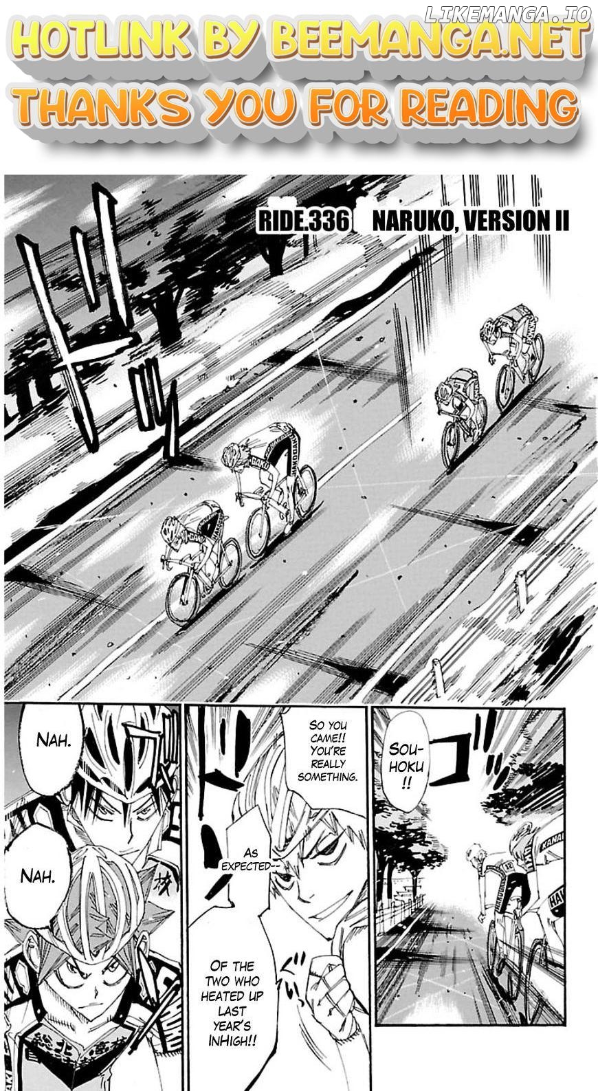 Yowamushi Pedal Chapter 336 - page 1