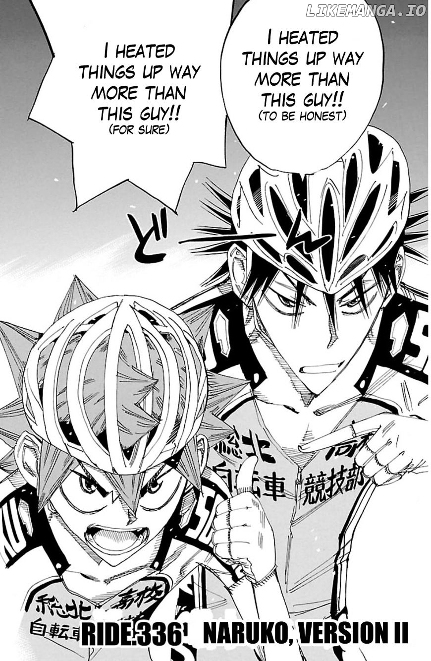 Yowamushi Pedal Chapter 336 - page 2