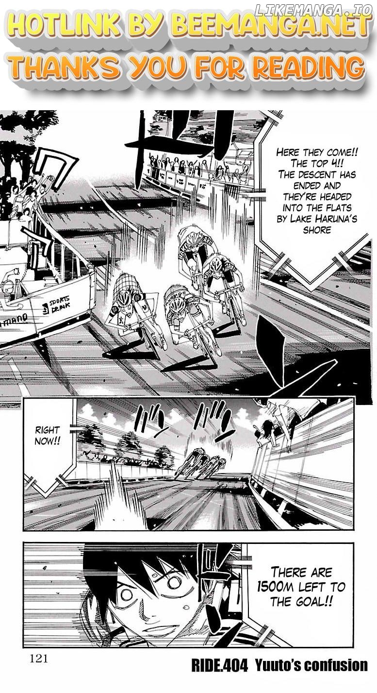 Yowamushi Pedal Chapter 404 - page 1