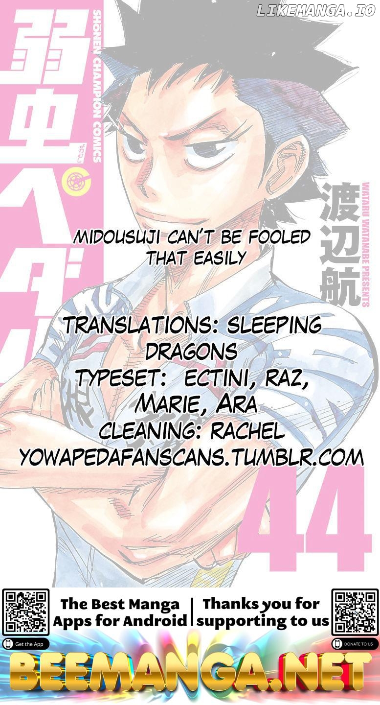 Yowamushi Pedal Chapter 380 - page 20
