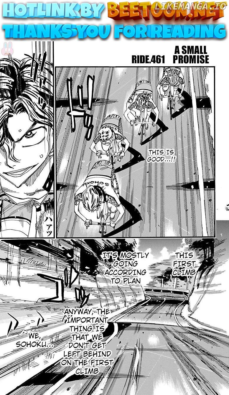 Yowamushi Pedal Chapter 461 - page 1