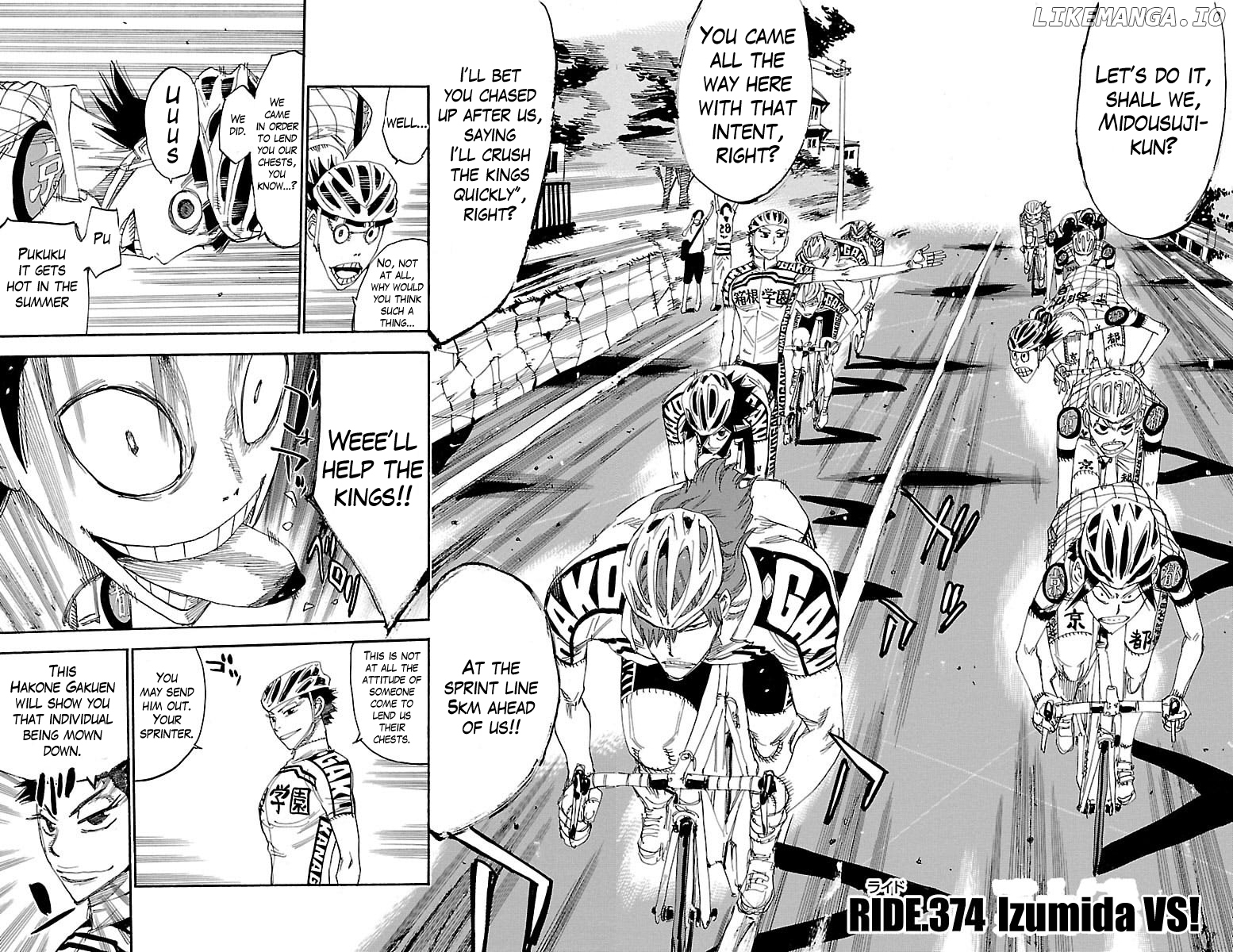 Yowamushi Pedal Chapter 374 - page 2