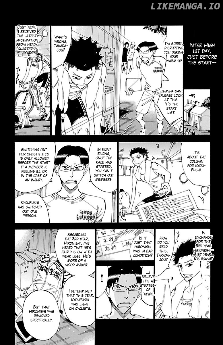 Yowamushi Pedal Chapter 375 - page 4