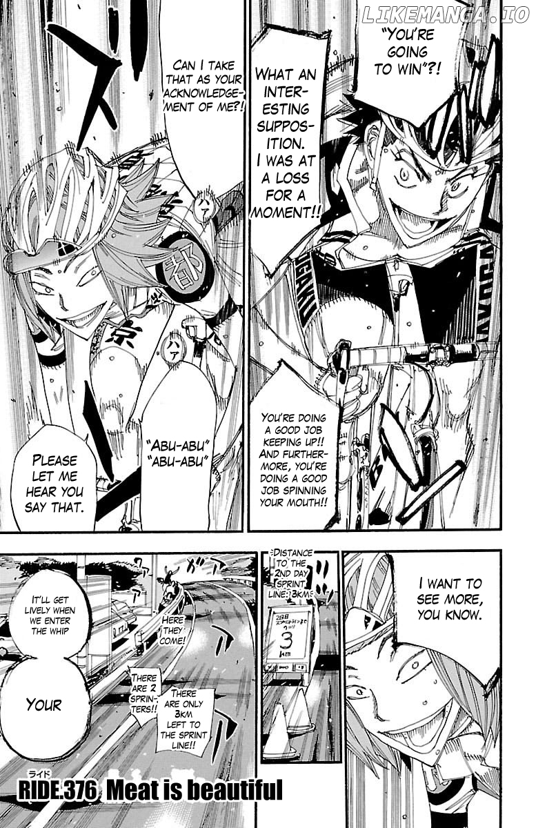 Yowamushi Pedal Chapter 376 - page 2