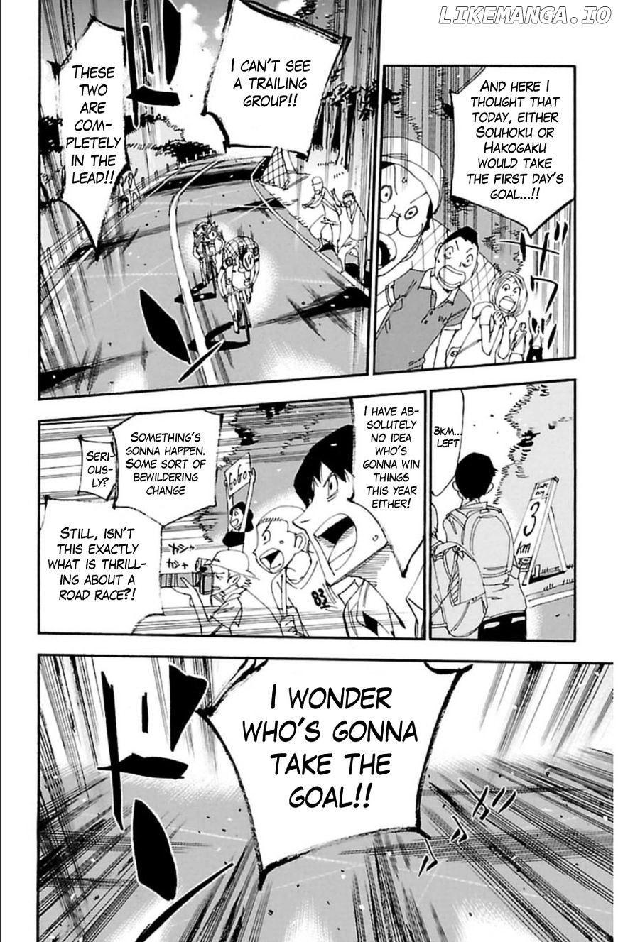 Yowamushi Pedal Chapter 341 - page 2