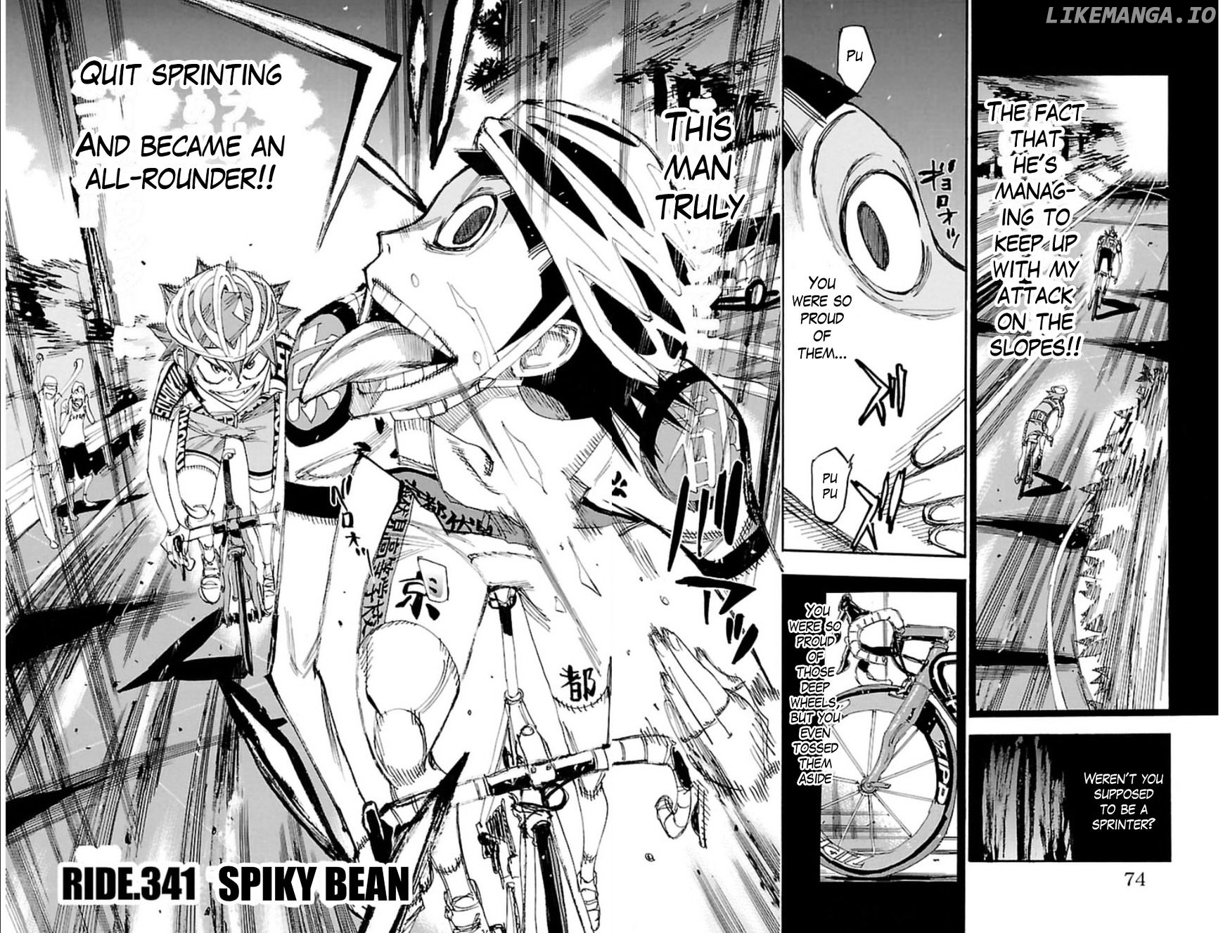 Yowamushi Pedal Chapter 341 - page 4