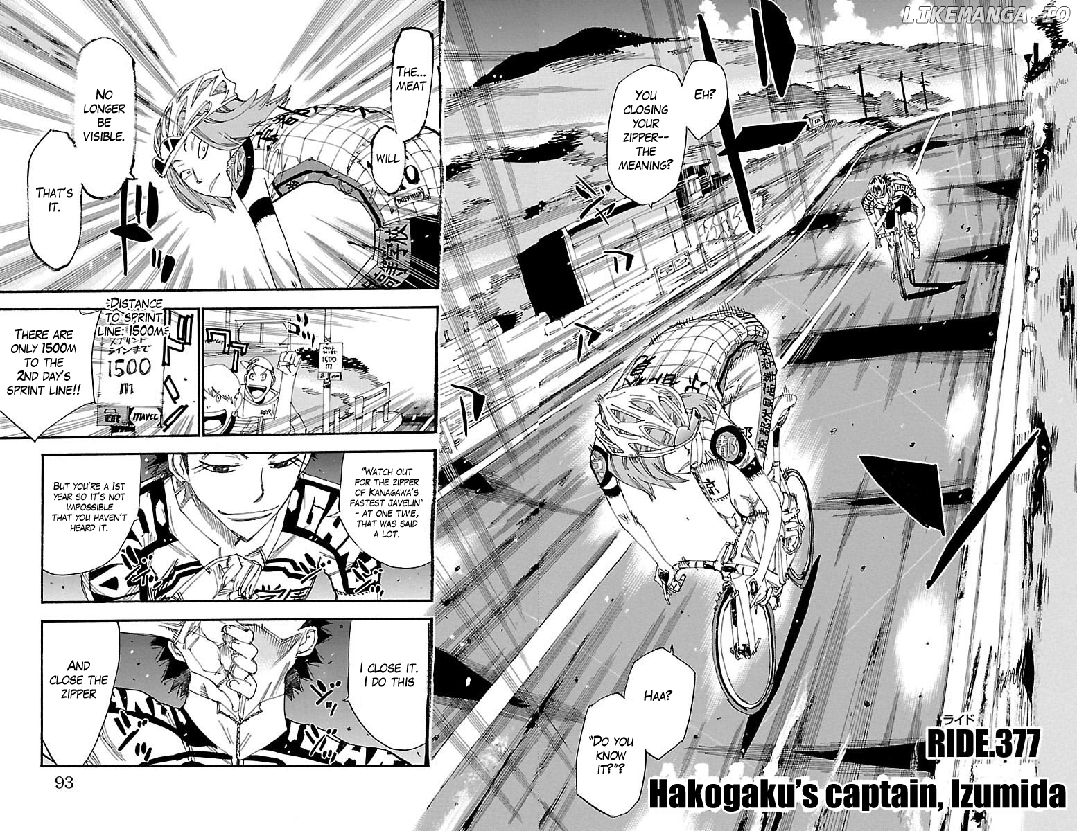 Yowamushi Pedal Chapter 377 - page 2