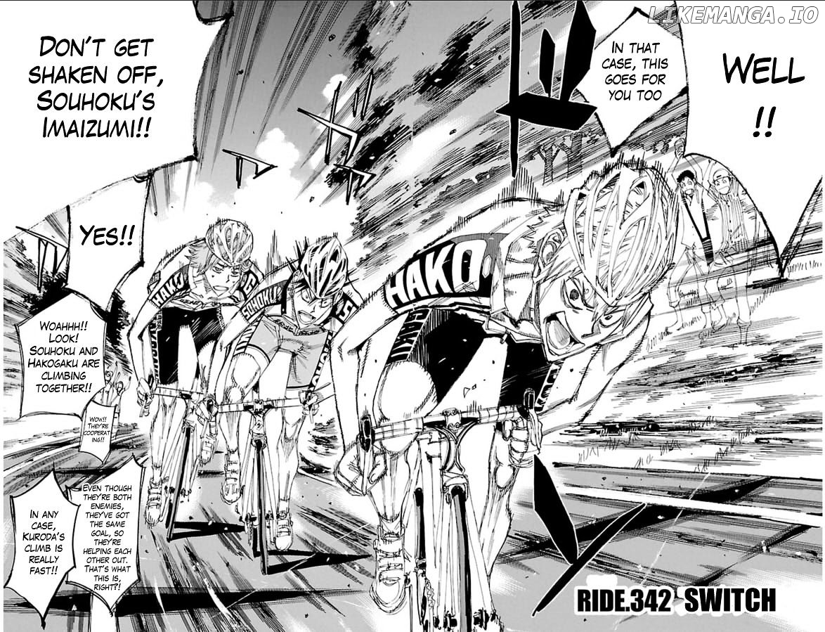 Yowamushi Pedal Chapter 342 - page 2