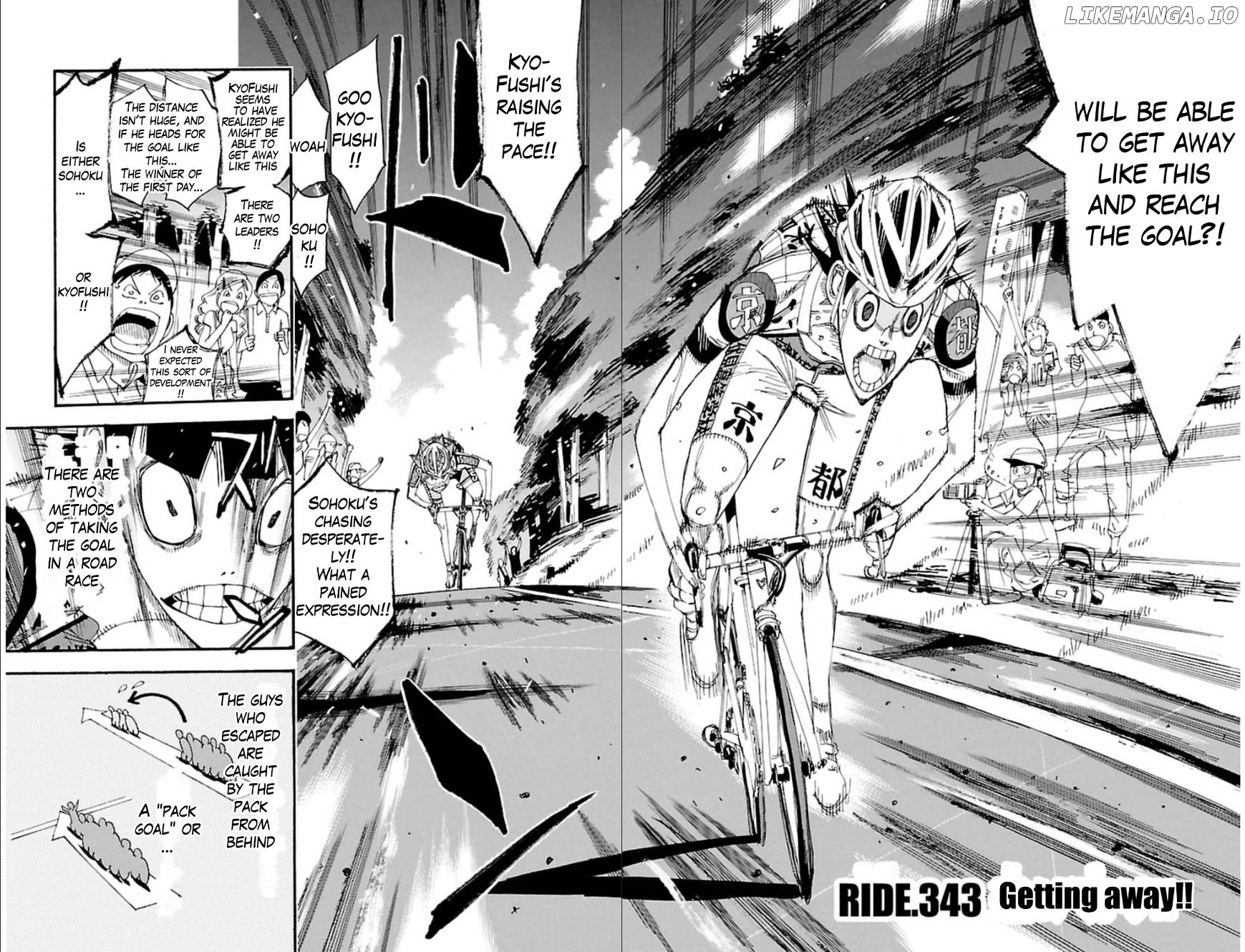 Yowamushi Pedal Chapter 343 - page 2