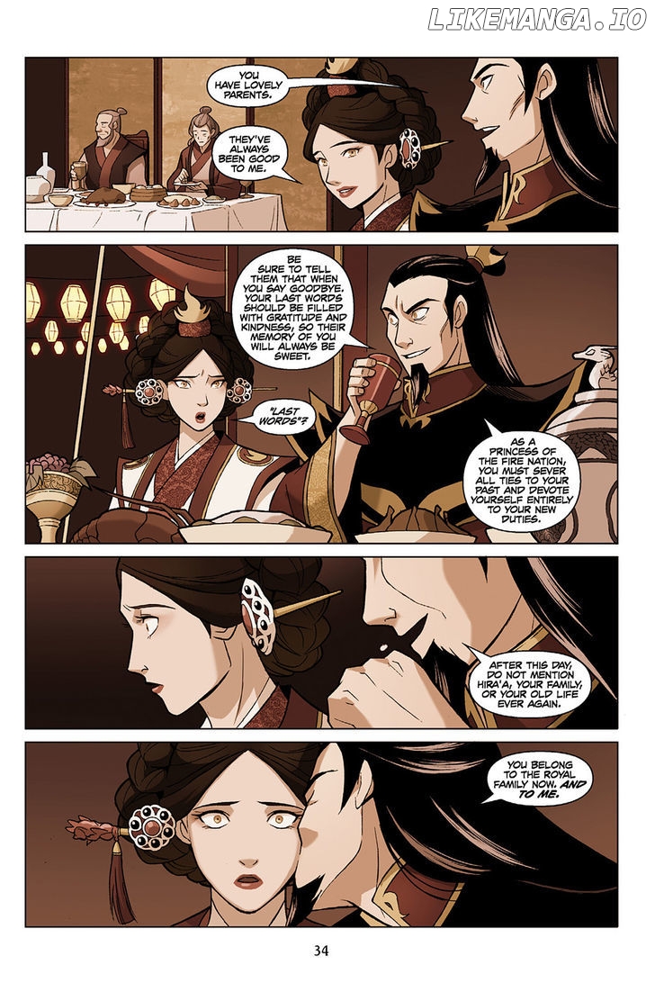 Avatar The Last Airbender - The Promise chapter 1 - page 34