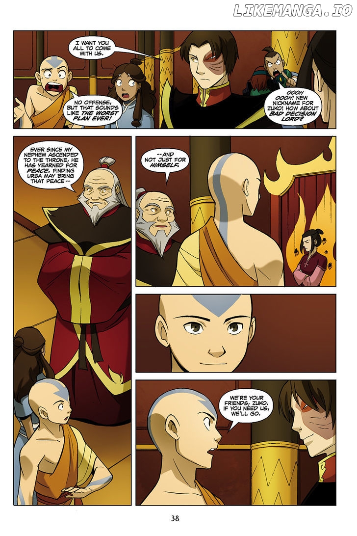 Avatar The Last Airbender - The Promise chapter 1 - page 38