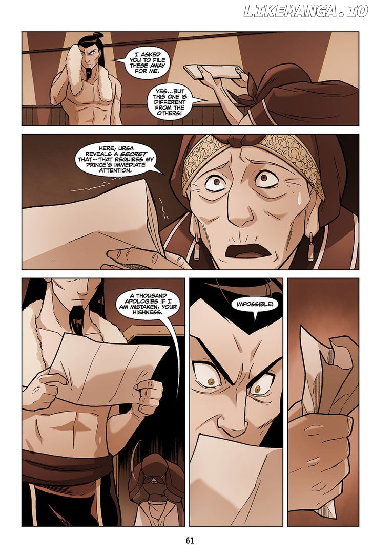 Avatar The Last Airbender - The Promise chapter 1 - page 62