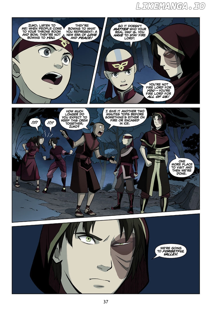 Avatar The Last Airbender - The Promise chapter 2 - page 36