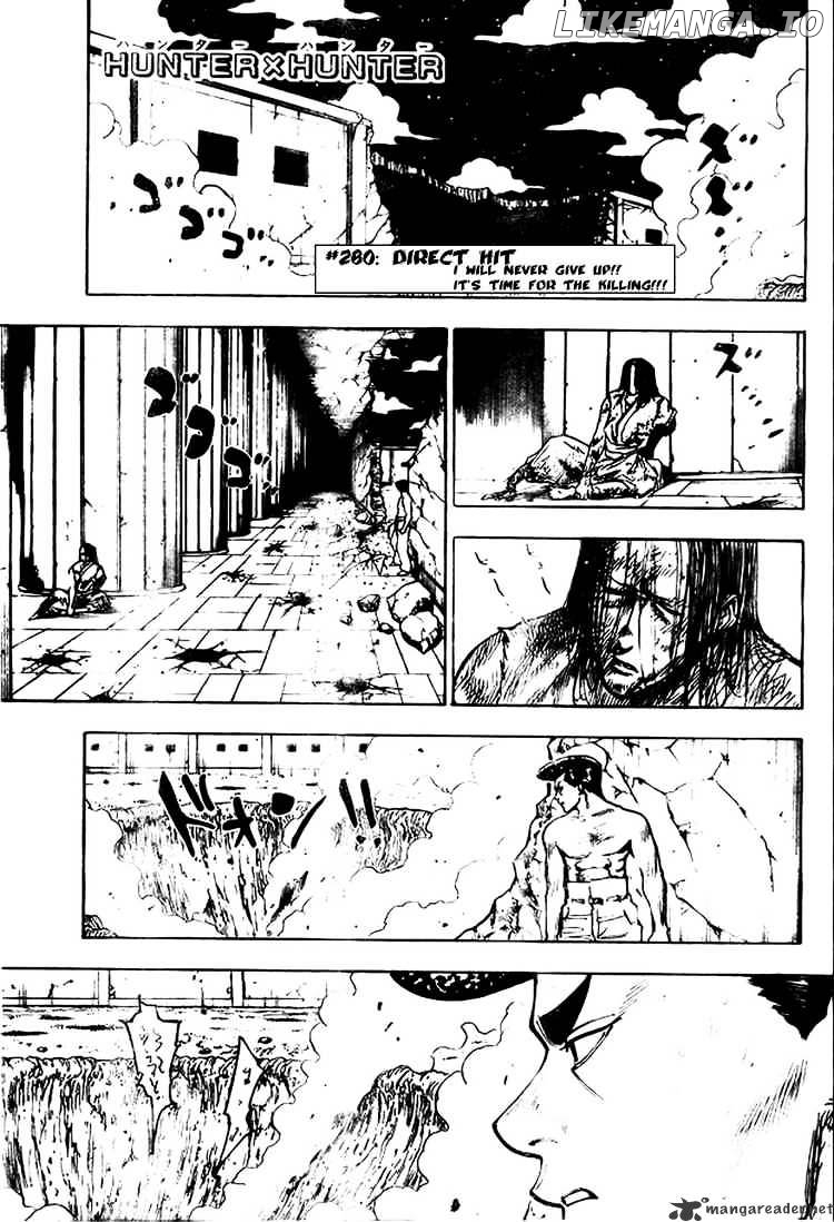 Hunter X Hunter chapter 280 - page 1
