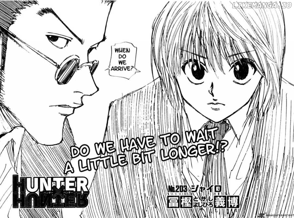 Hunter X Hunter chapter 203 - page 3