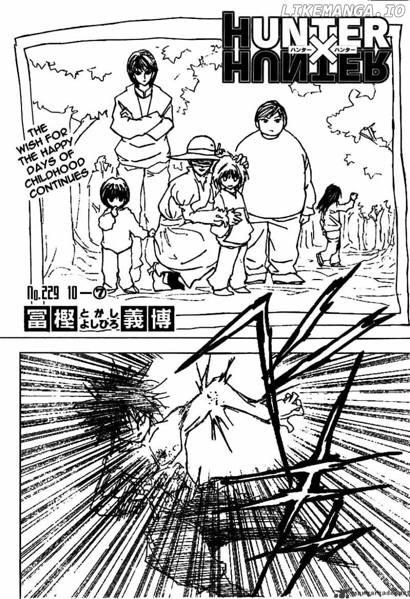 Hunter X Hunter chapter 229 - page 2