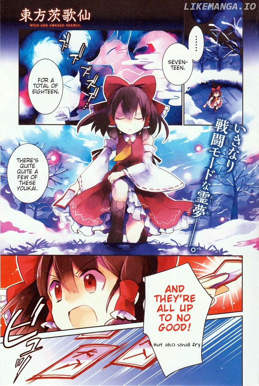 Touhou Ibarakasen - Wild and Horned Hermit chapter 27 - page 2
