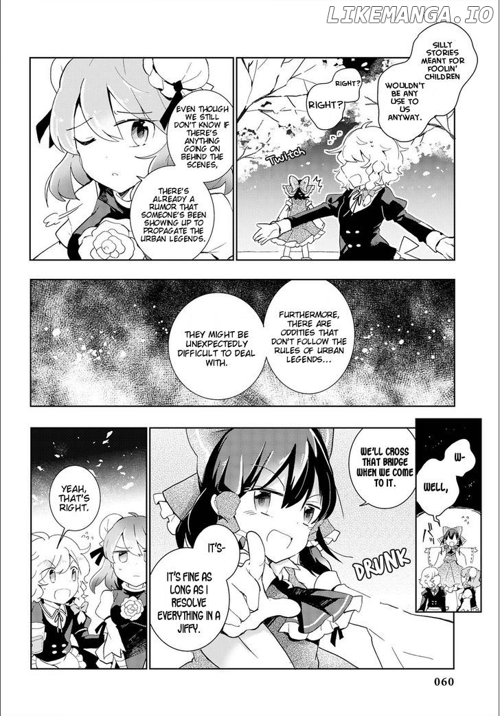 Touhou Ibarakasen - Wild and Horned Hermit chapter 28 - page 4