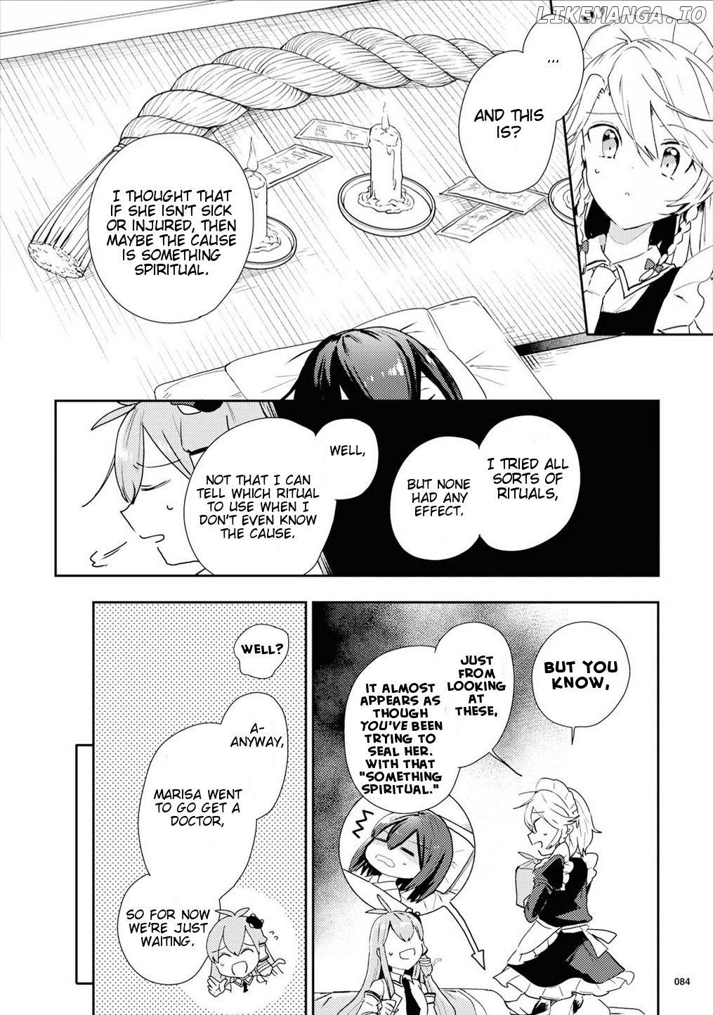 Touhou Ibarakasen - Wild and Horned Hermit chapter 47 - page 6