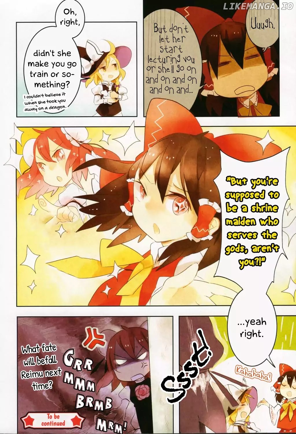 Touhou Ibarakasen - Wild and Horned Hermit chapter 6.1 - page 4