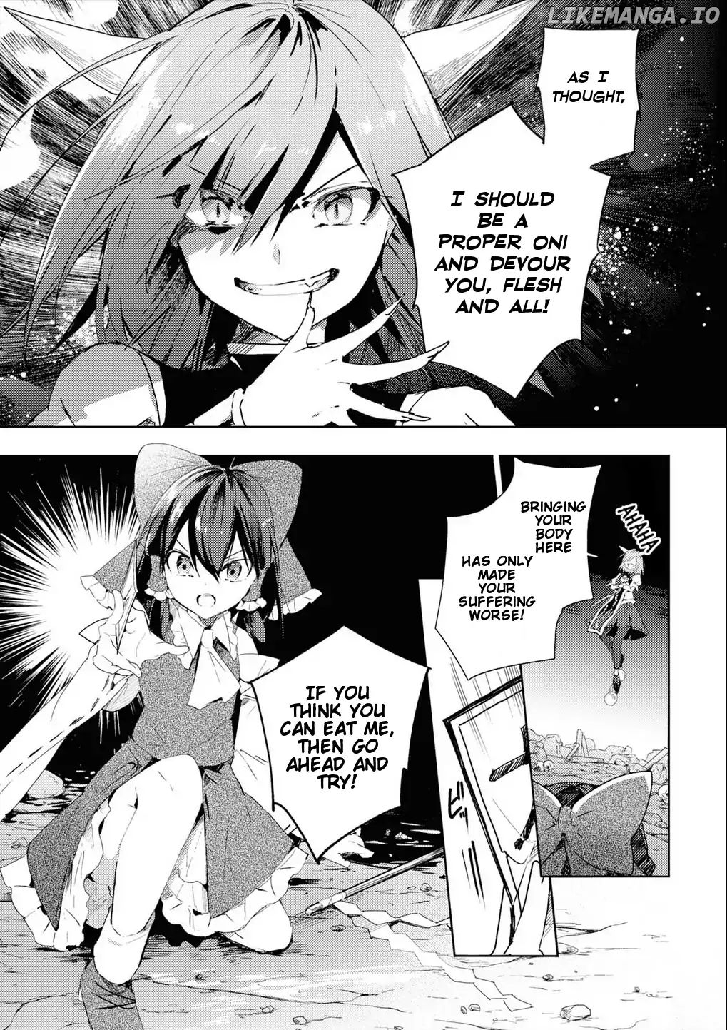 Touhou Ibarakasen - Wild and Horned Hermit chapter 49 - page 19
