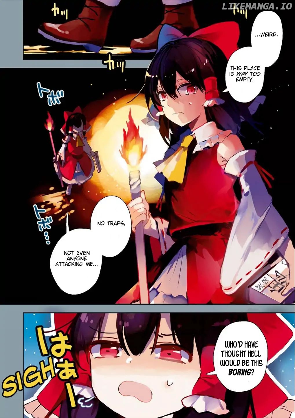 Touhou Ibarakasen - Wild and Horned Hermit chapter 49 - page 2