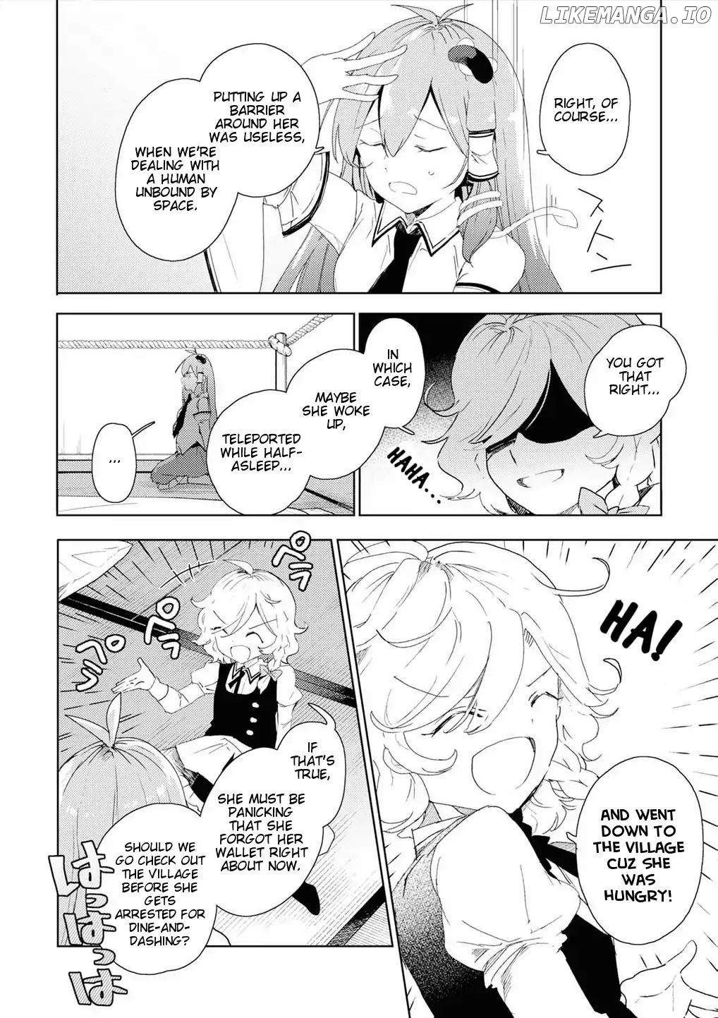 Touhou Ibarakasen - Wild and Horned Hermit chapter 49 - page 8