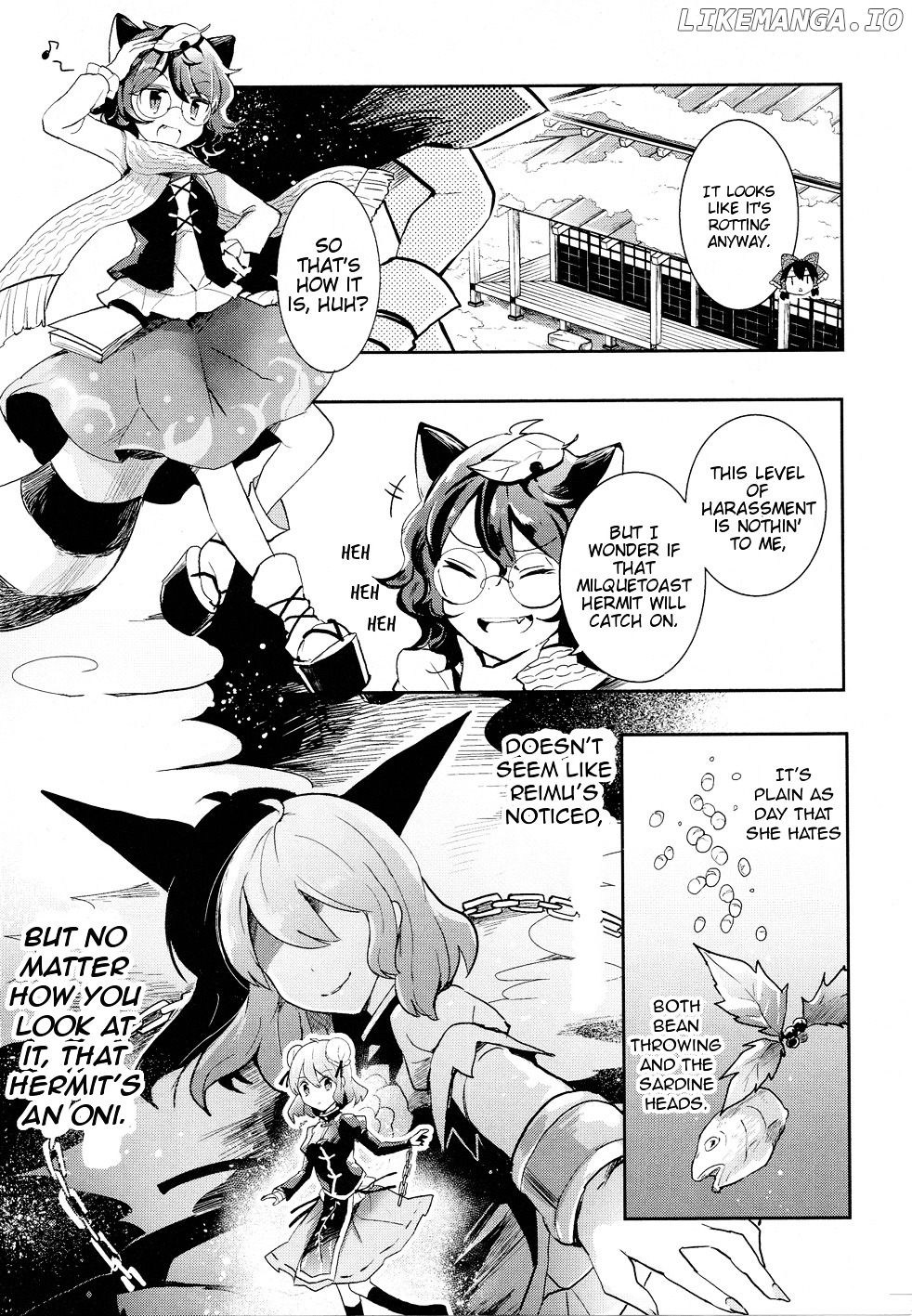 Touhou Ibarakasen - Wild and Horned Hermit chapter 32 - page 13