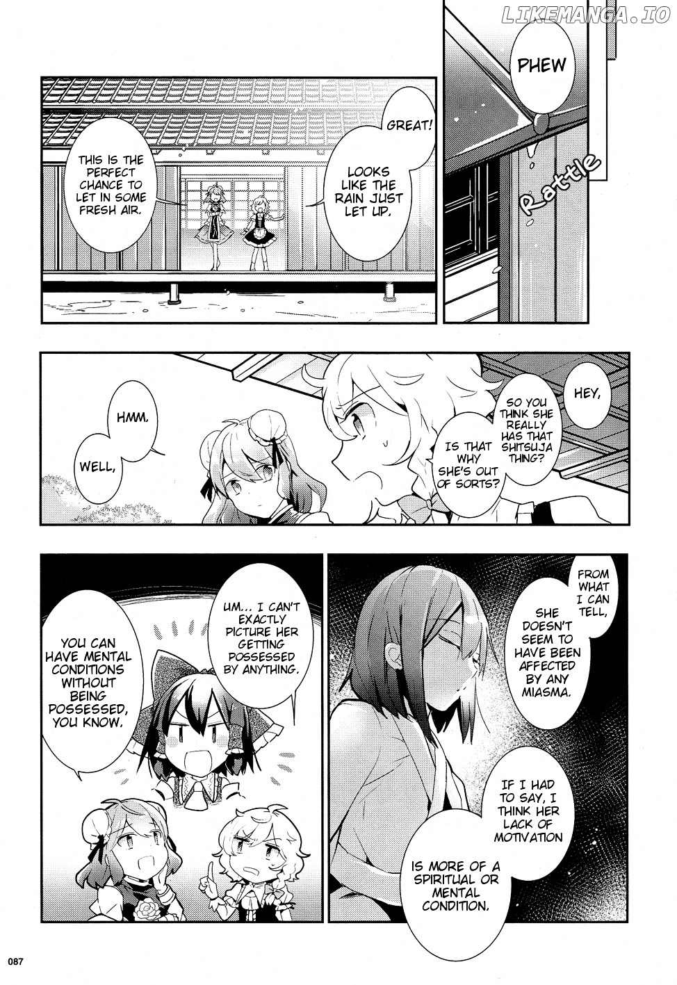 Touhou Ibarakasen - Wild and Horned Hermit chapter 34 - page 9
