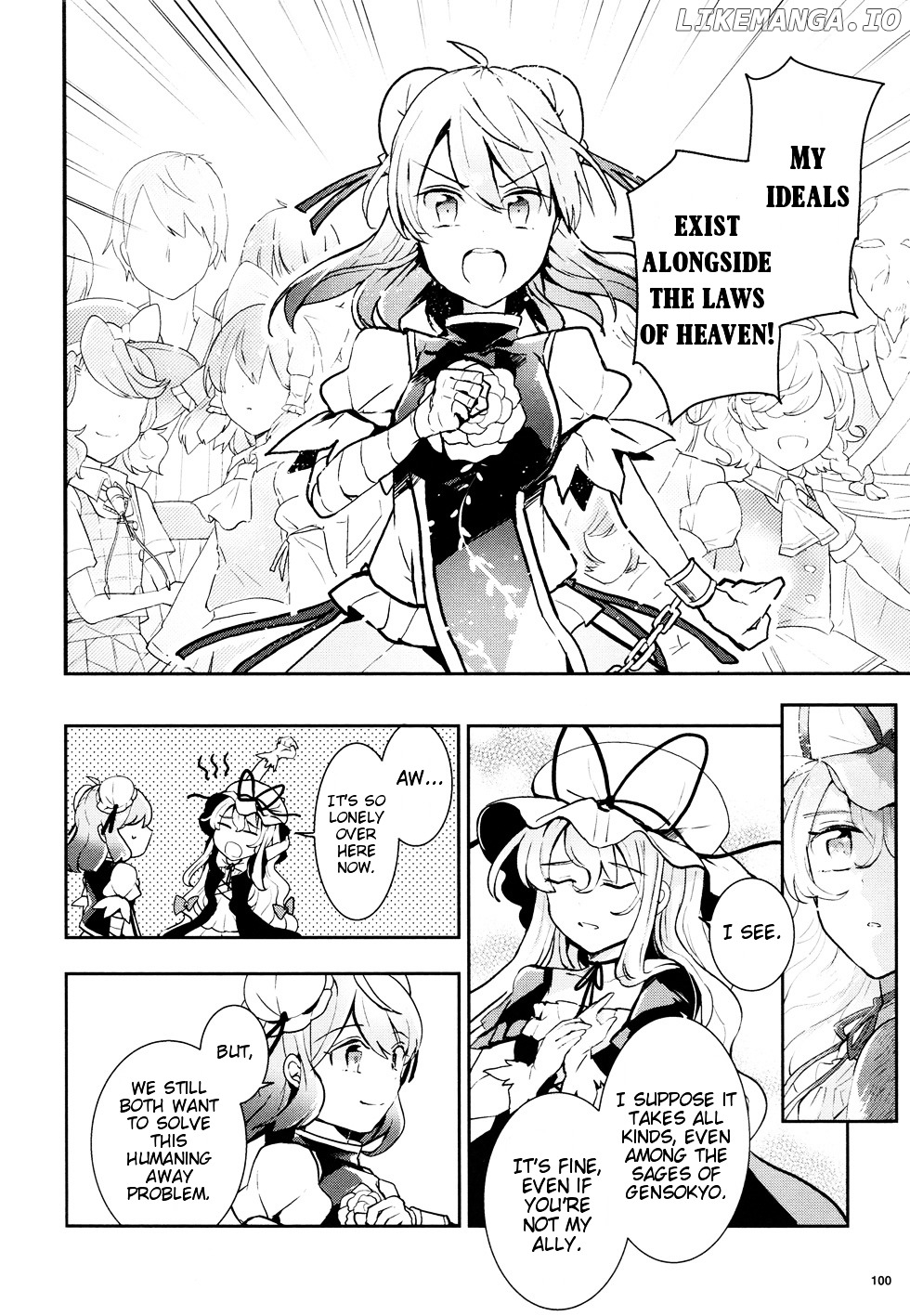 Touhou Ibarakasen - Wild and Horned Hermit chapter 35 - page 22