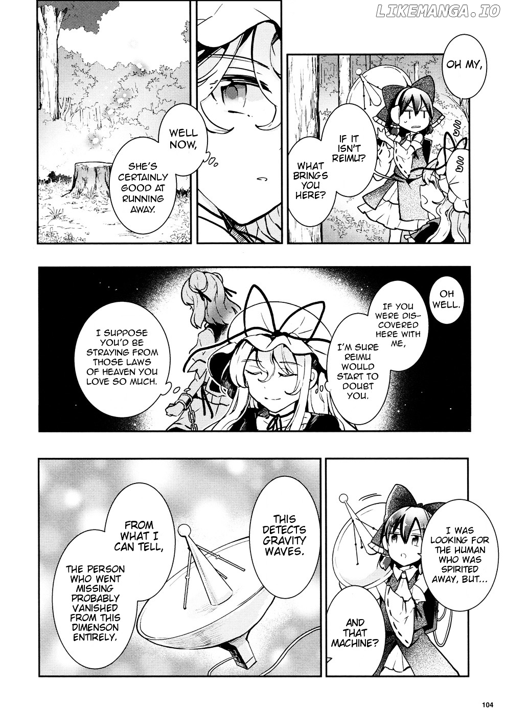 Touhou Ibarakasen - Wild and Horned Hermit chapter 35 - page 26