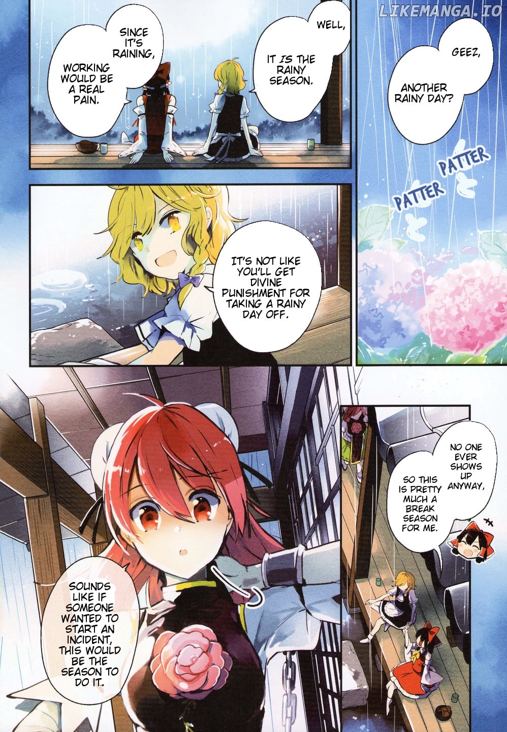 Touhou Ibarakasen - Wild and Horned Hermit chapter 40 - page 2