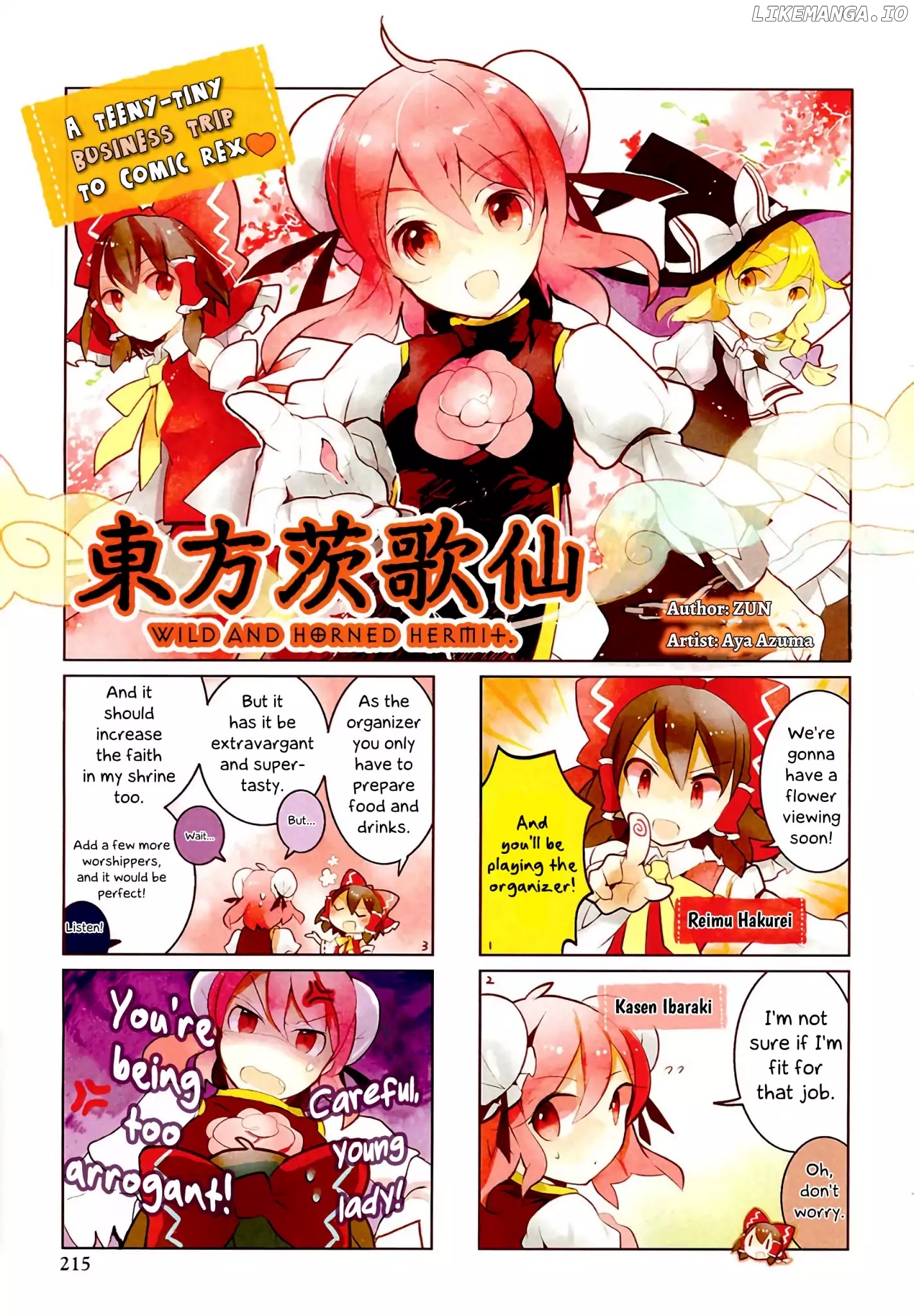 Touhou Ibarakasen - Wild and Horned Hermit chapter 11.1 - page 1