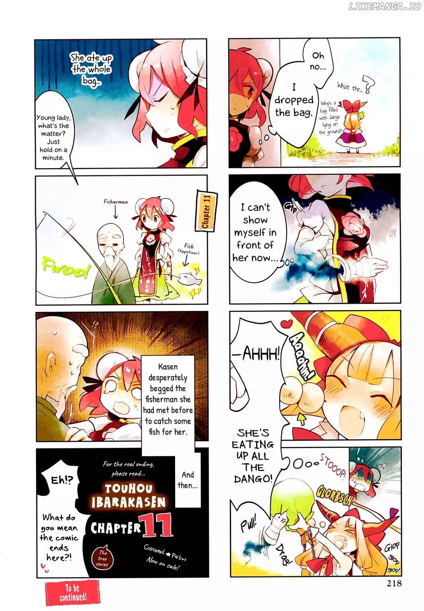 Touhou Ibarakasen - Wild and Horned Hermit chapter 11.1 - page 4