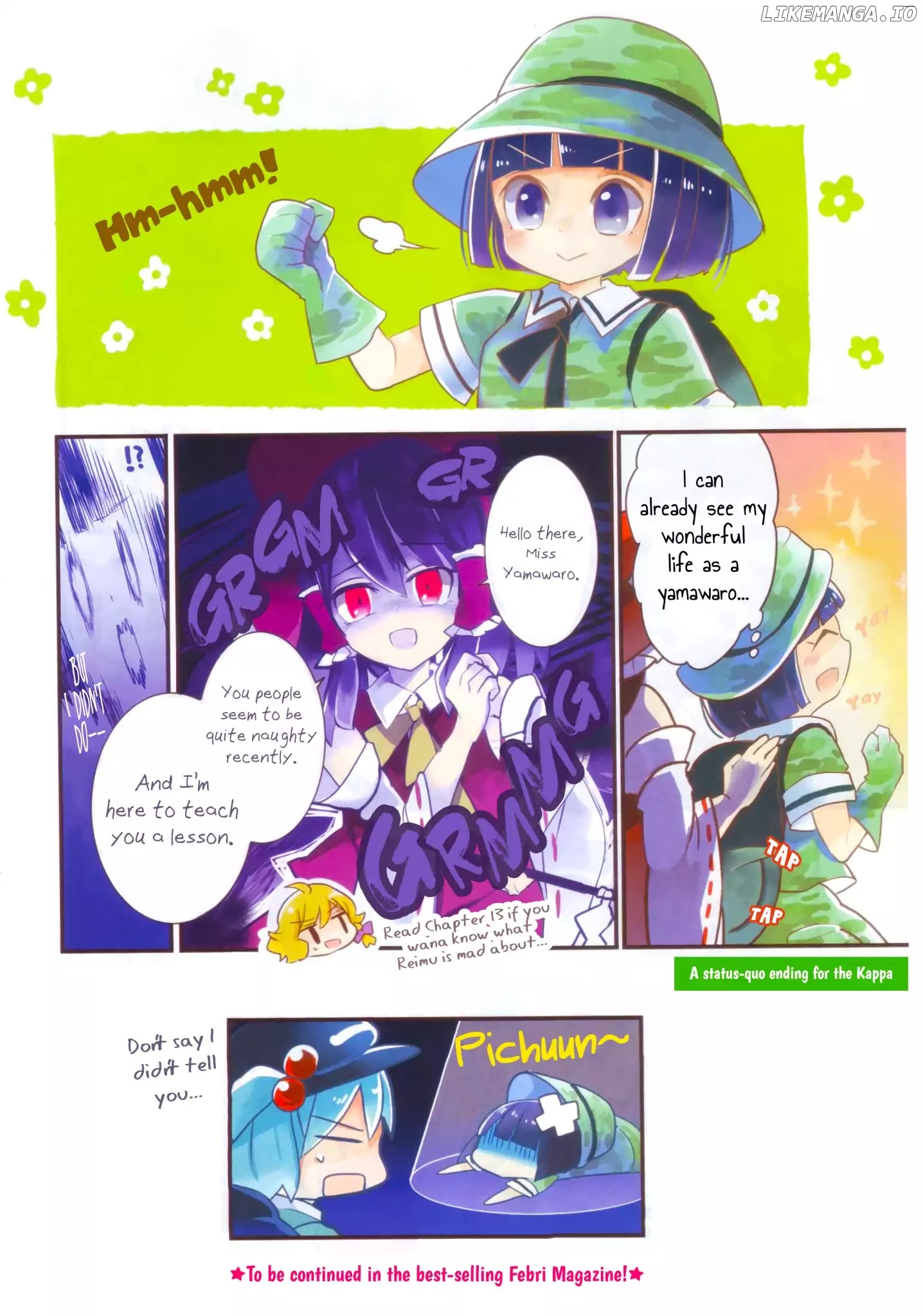 Touhou Ibarakasen - Wild and Horned Hermit chapter 12.2 - page 4