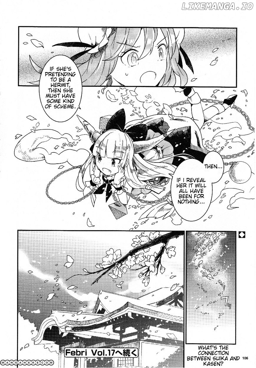 Touhou Ibarakasen - Wild and Horned Hermit chapter 16 - page 28