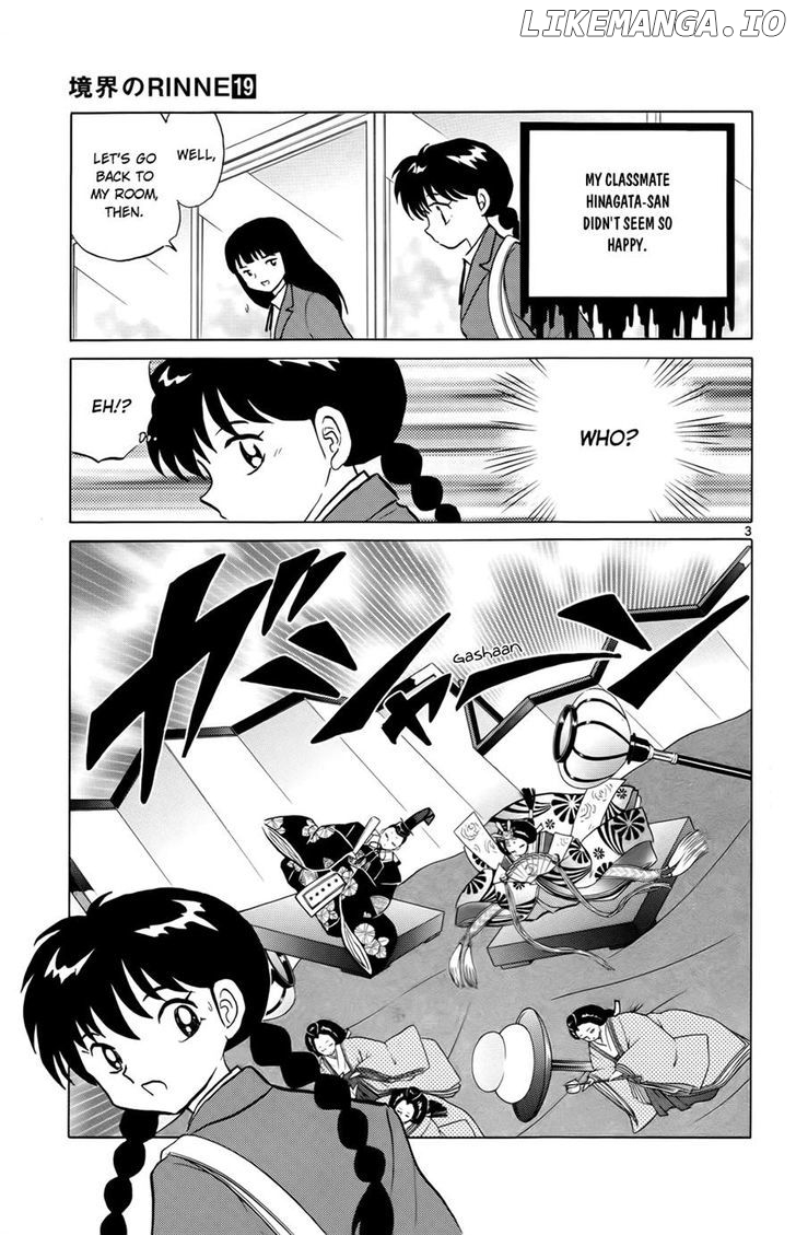 Kyoukai no Rinne Chapter 182 - page 3