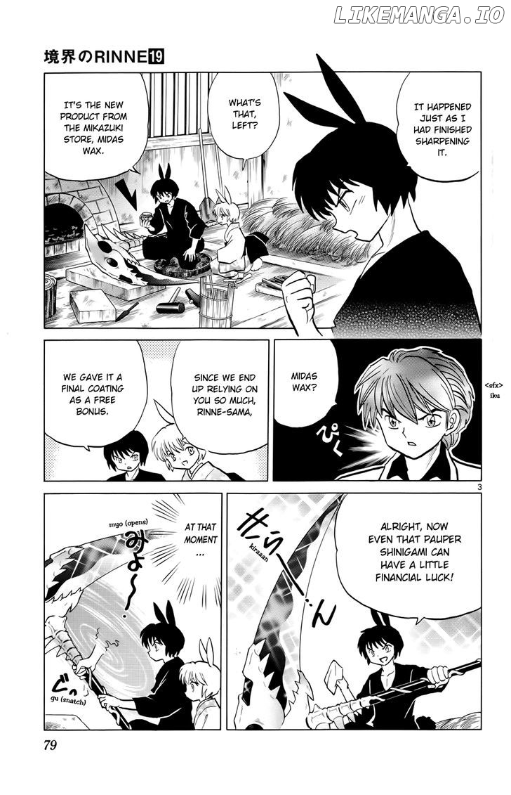 Kyoukai no Rinne Chapter 183 - page 3