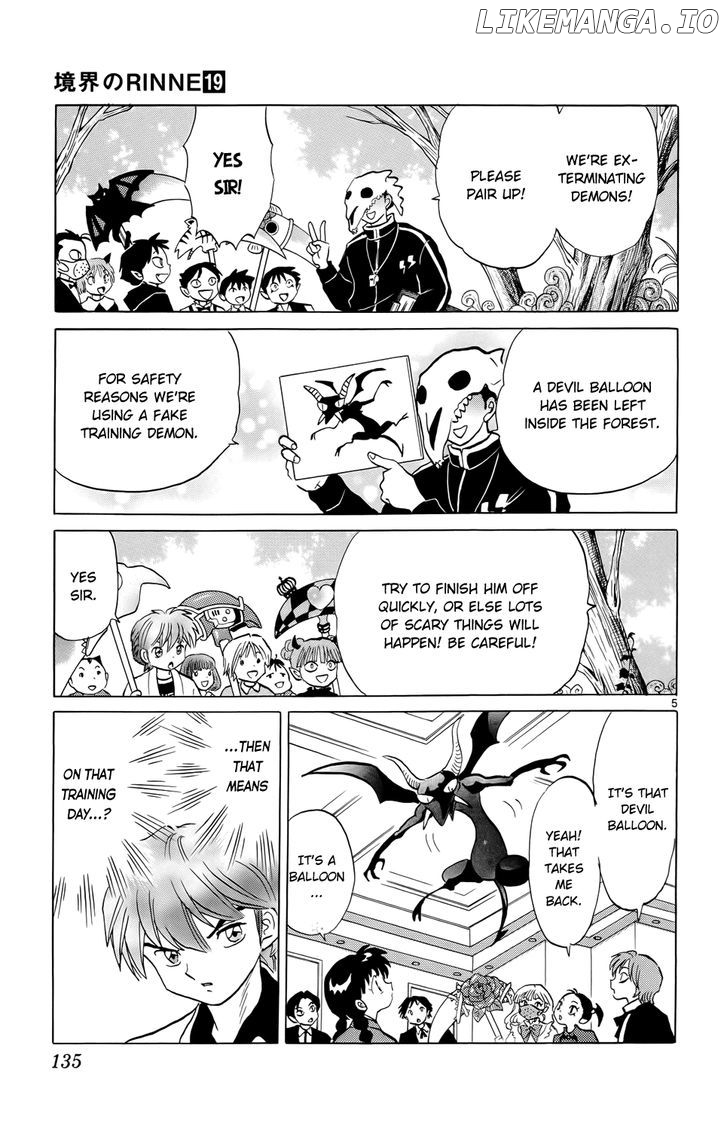 Kyoukai no Rinne Chapter 186 - page 5