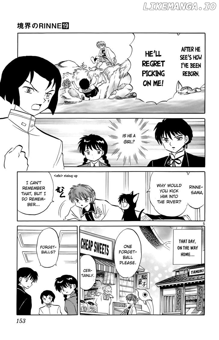 Kyoukai no Rinne Chapter 187 - page 5
