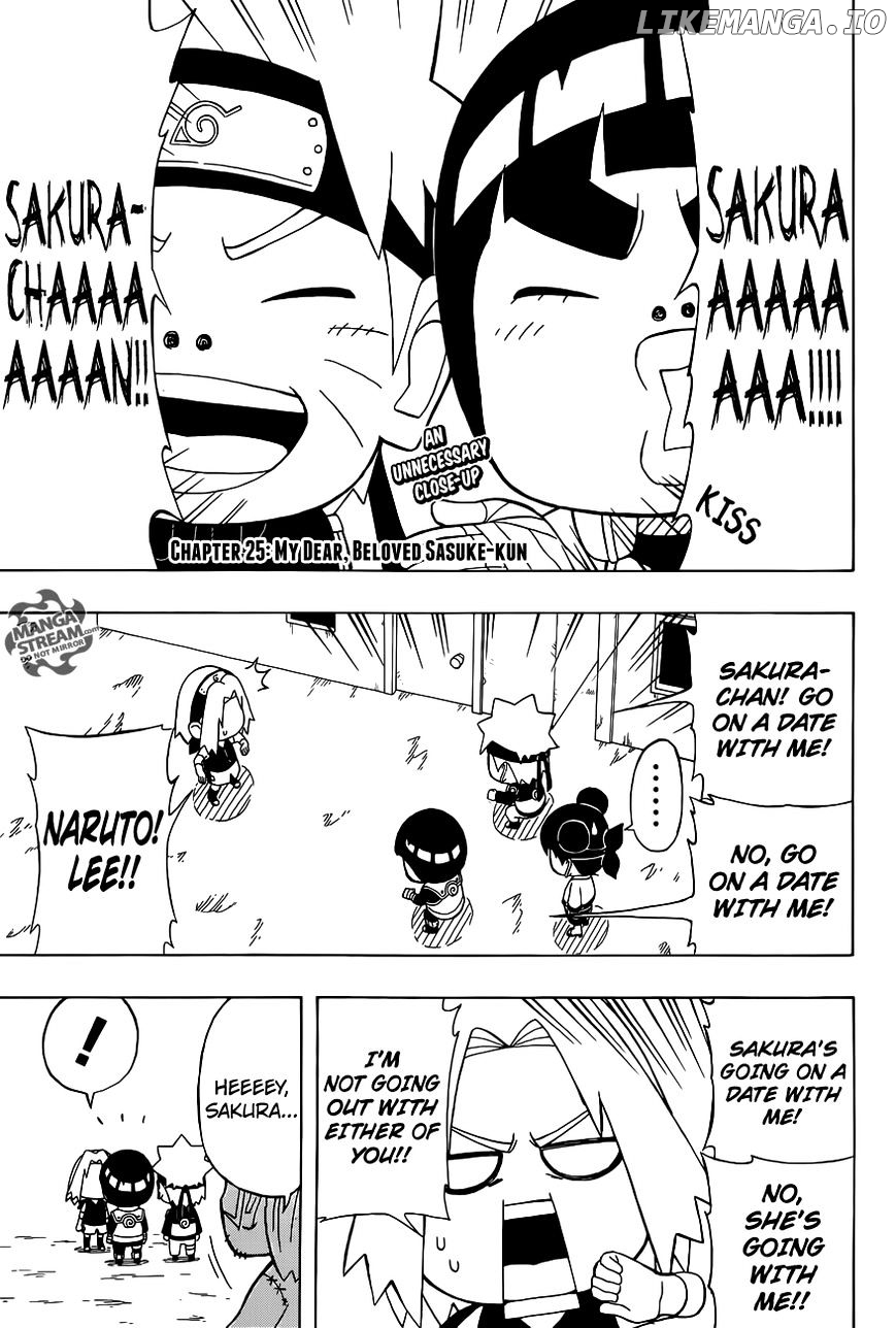 Rock Lee No Seishun Full-Power Ninden chapter 25 - page 4