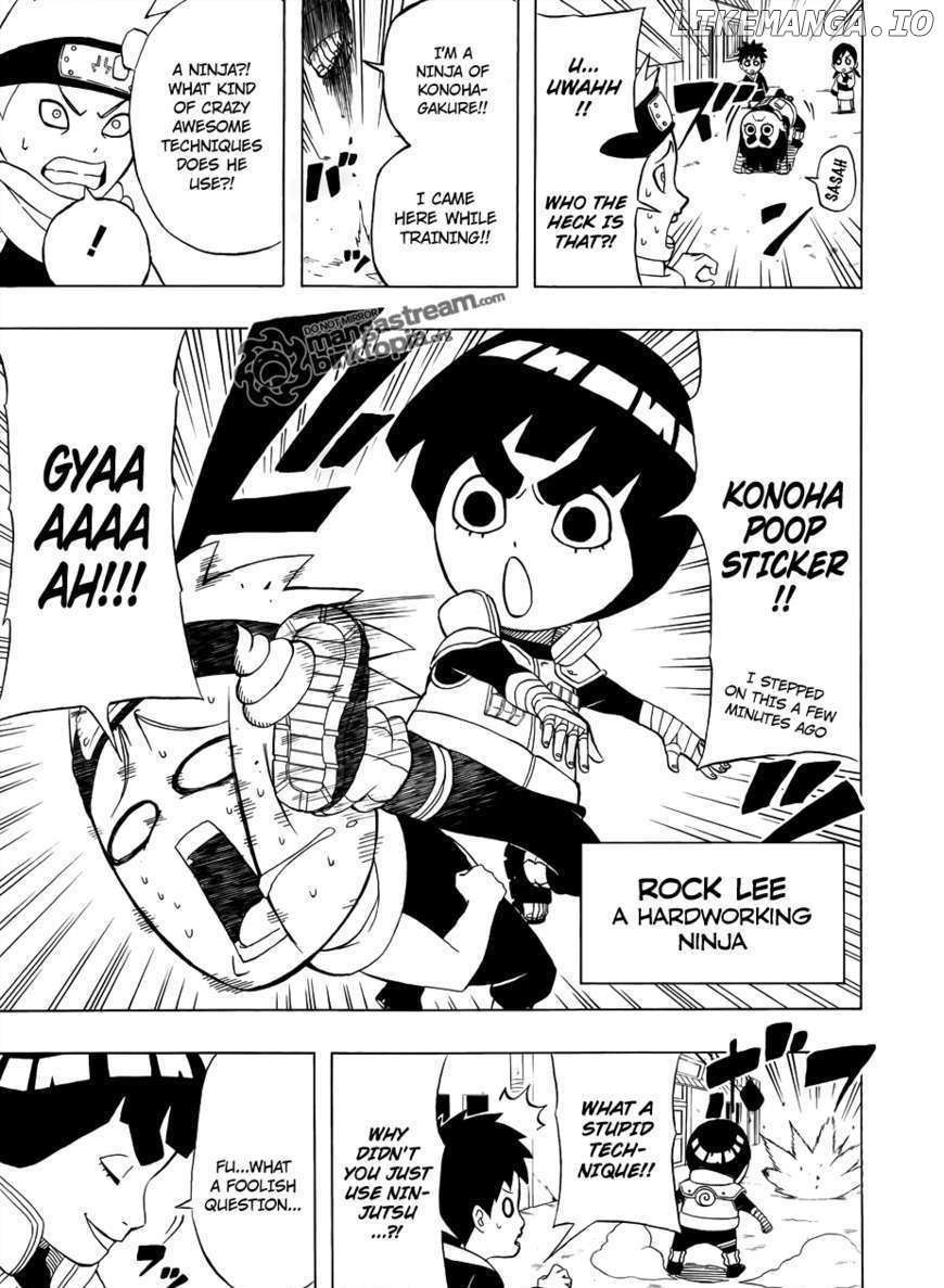 Rock Lee No Seishun Full-Power Ninden chapter 1 - page 4