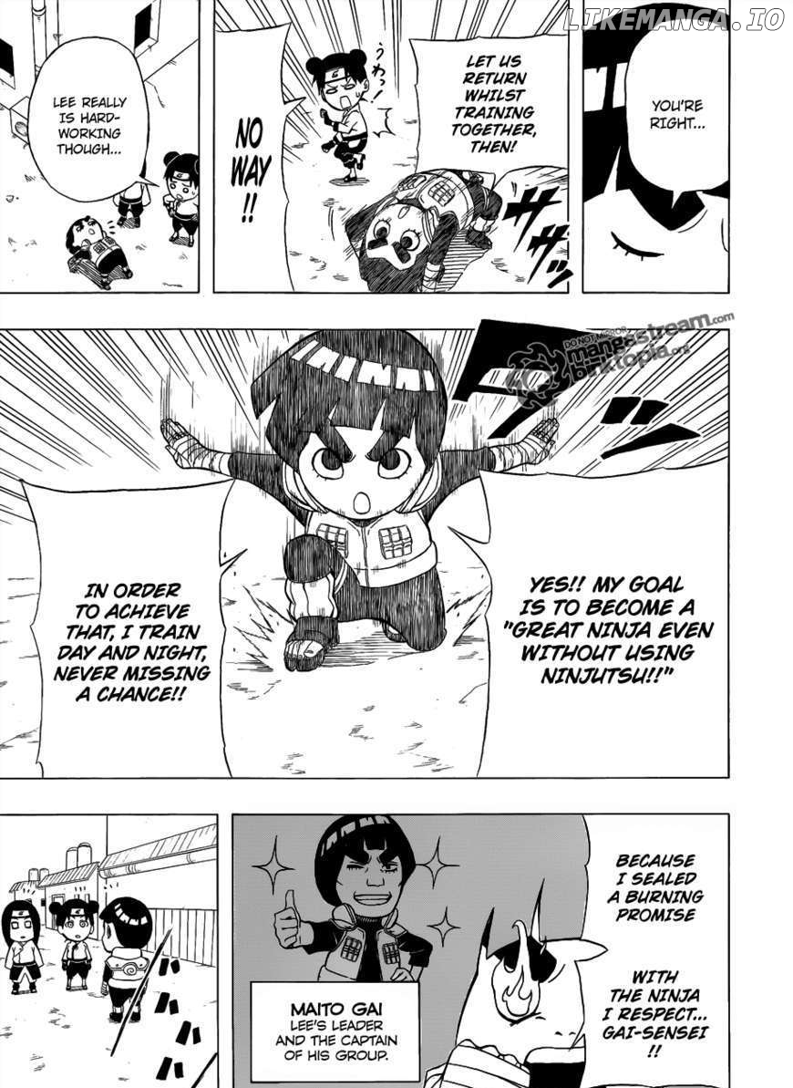 Rock Lee No Seishun Full-Power Ninden chapter 1 - page 6